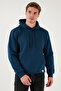 Regular Fit Hooded Kangaroo Pocket Fleece Lined Soft Sherpa Sweat Men's Sweat 5905281 - 5