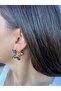 Gold Color Eye Star Earrings - 2