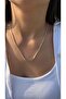 Stone Beaded Gold Color Necklace