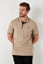 Cotton Regular Fit Stripe Detailed Buttoned Polo Collar 5 Pack t Shirt Men's t Shirt 5902118 - 6