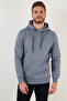Regular Fit Hooded Kangaroo Pocket Fleece Lined Soft Sherpa Sweat Men's Sweat 5905281 - 7