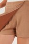 Asymmetrical Winter Scuba Suede Button Detailed Slim Fit Shorts Skirt Shorts Skirt 5865968 - 8