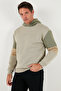 Cotton Relaxed Fit Hooded Inside Fuzzy Soft Ribbed Sweat Men's Sweat 5905299 - 4