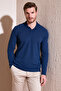100% Cotton Slim Fit Polo Collar Sweat Men's Sweat 5905707 - 2