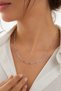 Steel Paperclip Chain Silver Women's Necklace - 4