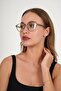 Gray Round Blue Light Protective Glasses - 4
