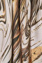 Brush Pattern Shawl Mink - 2
