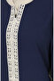 Şile Bezi Dress 3840-02 Navy Blue - 5
