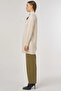 Turtleneck Basic Viscose Knitwear Tunic Cream - 4
