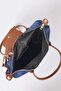 Large Size Fabric Bag Navy Blue - 7