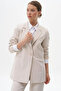 Fleto Pocketed Basic Jacket Stone - 5