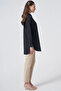Shirt Collar Basic Poplin Tunic Black - 6