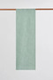 Brush Pattern Floş Shawl Mint