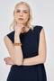 Skirted Knitwear Set Dark Navy Blue - 7