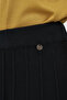 Viscose Knit Skirt with Stitch Detail Black - 6