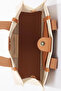 Large Size Canvas Bag Beige-Camel - 6