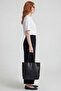 Gipe Stitched Comfortable Cut Pants Black - 3