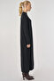 Reglan Sleeve Knitwear Dress Black - 5