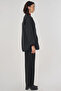 Patch Pocket Embossed Pattern Jacket Black - 5