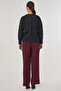 Knitted Pattern Sweater Anthracite - 5