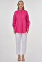 Viscose Tunic Fuchsia with Embroidery Detail - 3