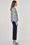 Floral Pattern Jacquard Jacket Khaki - 6