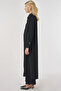 Shiny Buttoned Long Tunic Black - 3