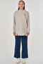 Hotfix Printed Three Thread Sweatshirt Gray - 3