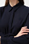 Hidden Pat Basic Long Tunic Navy Blue - 6
