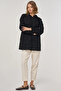 Hotfix Printed Rayon Sweatshirt Black - 2