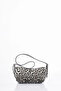 Leopard Pattern Shoulder Bag Black