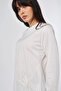 Drape Detailed Rayon Blouse Optical White - 6