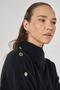 Button Detailed Knitwear Tunic Black - 7