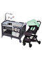 سرير أطفال متنقل EZ Rest Playard Twinkle Littleforest + Tango ™   عربة أطفال صغيرة - مجموعة نيو مينت 2 في 1 - 5