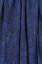 Abstract Pattern Floş Shawl Navy Blue - 2