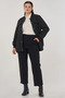 Bomber Jacket with Flap Pockets Black - 2