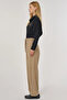 Velvet Trousers with Metal Accessories Mink - 4