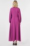 Stylish Dress with Waist Detail Purple - 6