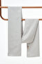 Logo Silk Shawl Silver