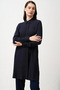 Hidden Pat Basic Long Tunic Navy Blue - 4