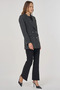 Plaid Pattern Blazer Jacket Smoked - 2