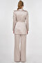 Embroidered Satin Double Suit Stone - 5
