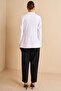 Buttoned Blazer Jacket Optical White - 7