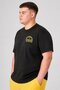 Men Sportswear Fit Short Sleeve Outdoor T-Shirt, Black - 3