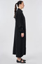 100% Lyocell Stand Collar Jacket Black - 5