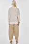 Stripe Pattern Cotton Pack Sweatshirt Light Gray - 5