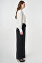 Waist Detailed Modal Trousers Black - 6