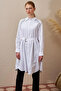 Hotfix Printed Cotton Tunic Optical White