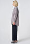 Shirt Collar - Basic Poplin Tunic, Light Gray - 4