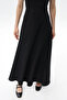 Basic Flared Skirt Black - 6